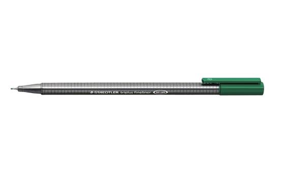 772619   Fiberpenn STAEDTLER triplus 0,3mm gr&#248;nn 